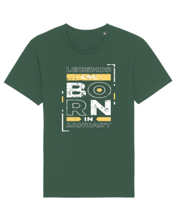 Legends Are Born In January Bottle Green
