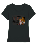 Annabelle Tricou mânecă scurtă guler larg fitted Damă Expresser