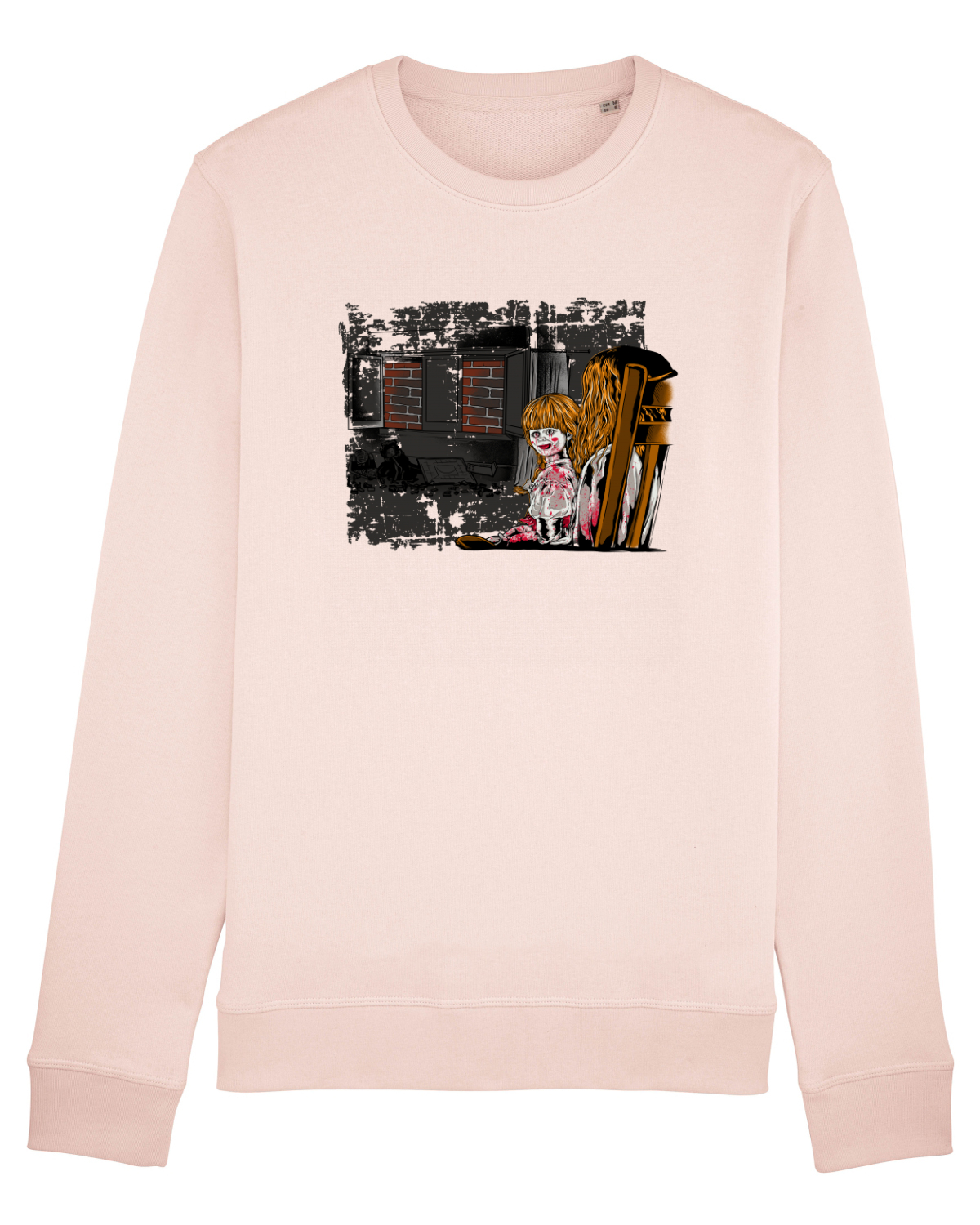 Bluză mânecă lungă Unisex Rise Candy Pink