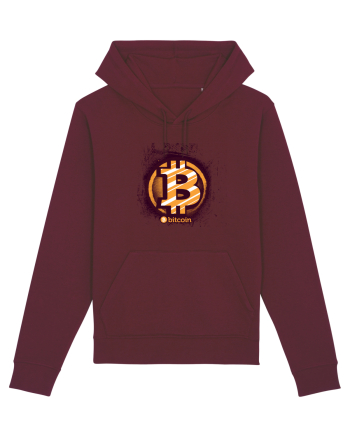 Bitcoin Trader Burgundy
