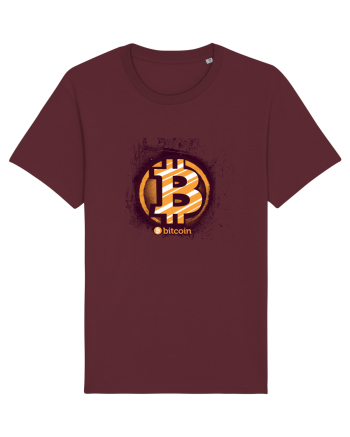 Bitcoin Trader Burgundy