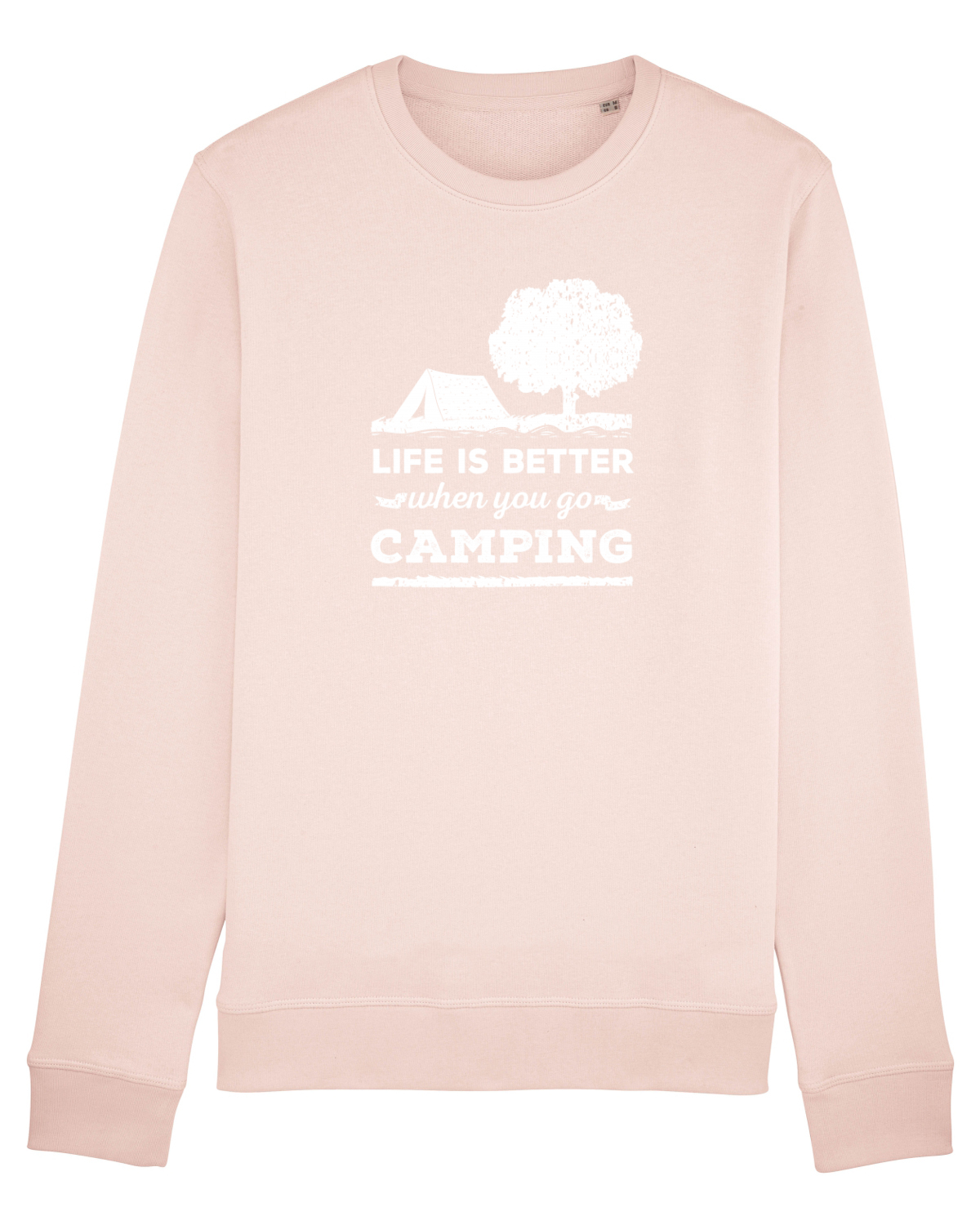 Bluză mânecă lungă Unisex Rise Candy Pink
