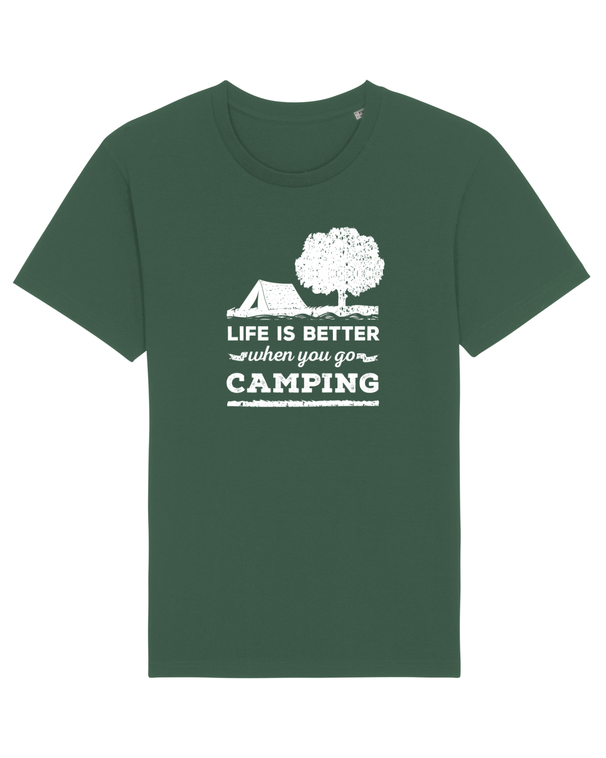 Tricou mânecă scurtă Unisex Rocker Bottle Green