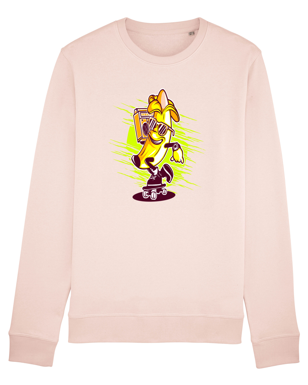 Bluză mânecă lungă Unisex Rise Candy Pink