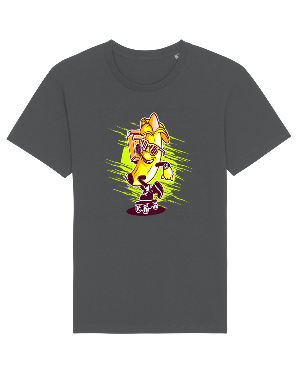 Tricou mânecă scurtă Unisex Rocker Anthracite