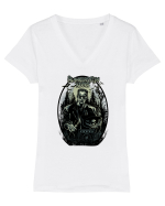 Frankie Rocks Tricou mânecă scurtă guler V Damă Evoker