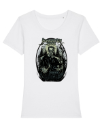 Frankie Rocks Tricou mânecă scurtă guler larg fitted Damă Expresser