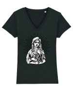 Santa Donna Tricou mânecă scurtă guler V Damă Evoker