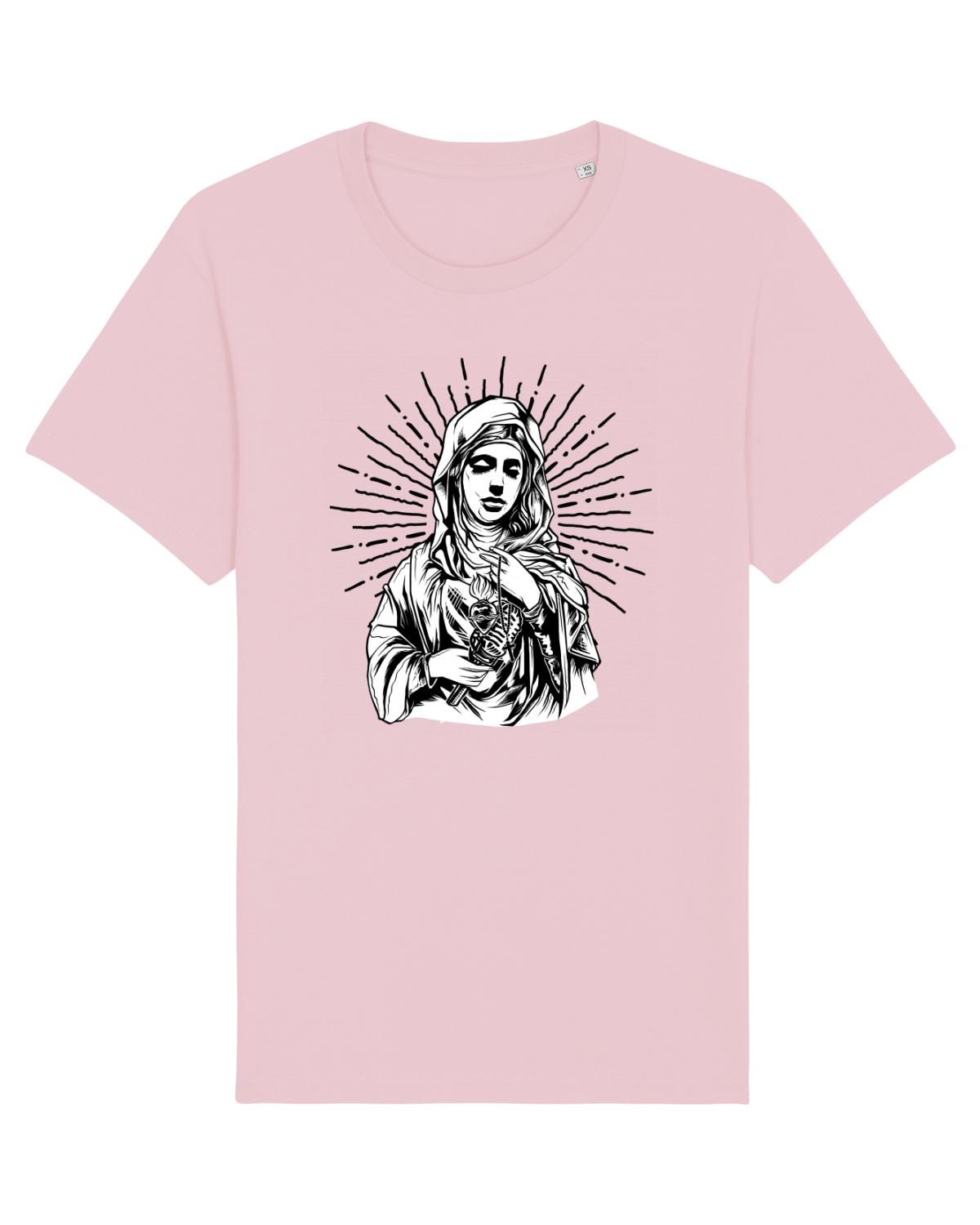 Tricou mânecă scurtă Unisex Rocker Cotton Pink