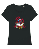 Lobster To Go Tricou mânecă scurtă guler larg fitted Damă Expresser