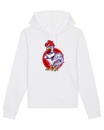 Rooster On Target White