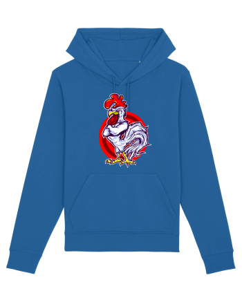 Rooster On Target Royal Blue