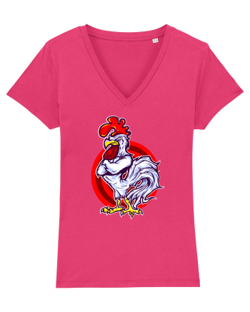 Rooster On Target Raspberry