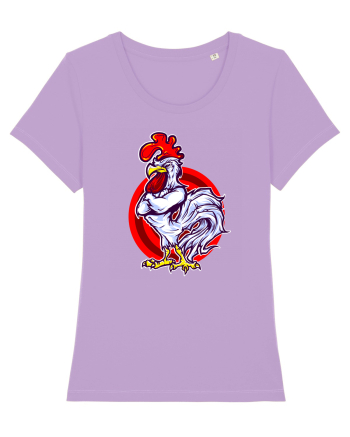 Rooster On Target Lavender Dawn