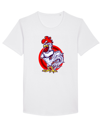Rooster On Target White