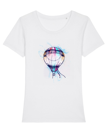 Painted Air Balloon White