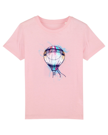 Painted Air Balloon Cotton Pink