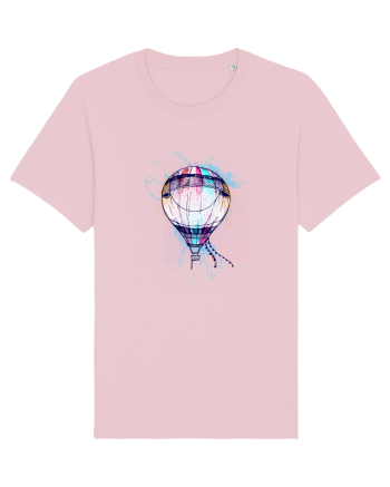 Painted Air Balloon Cotton Pink