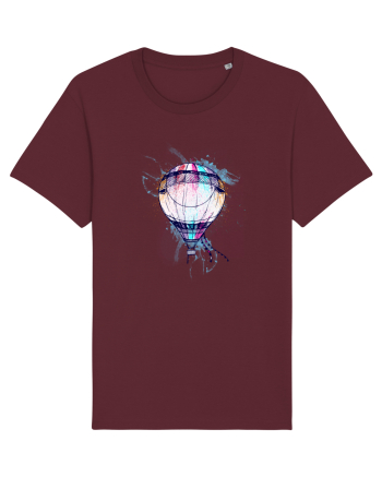 Painted Air Balloon Burgundy