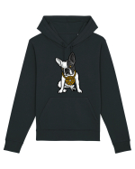 Golden Boston Terrier Hanorac Unisex Drummer