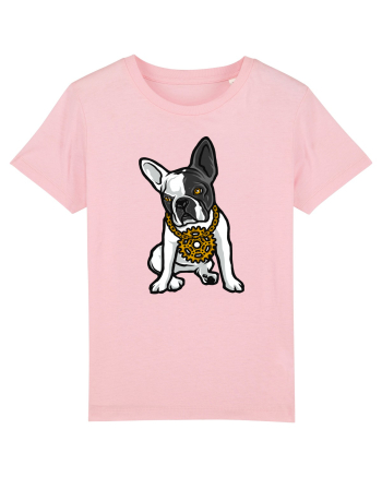 Golden Boston Terrier Cotton Pink
