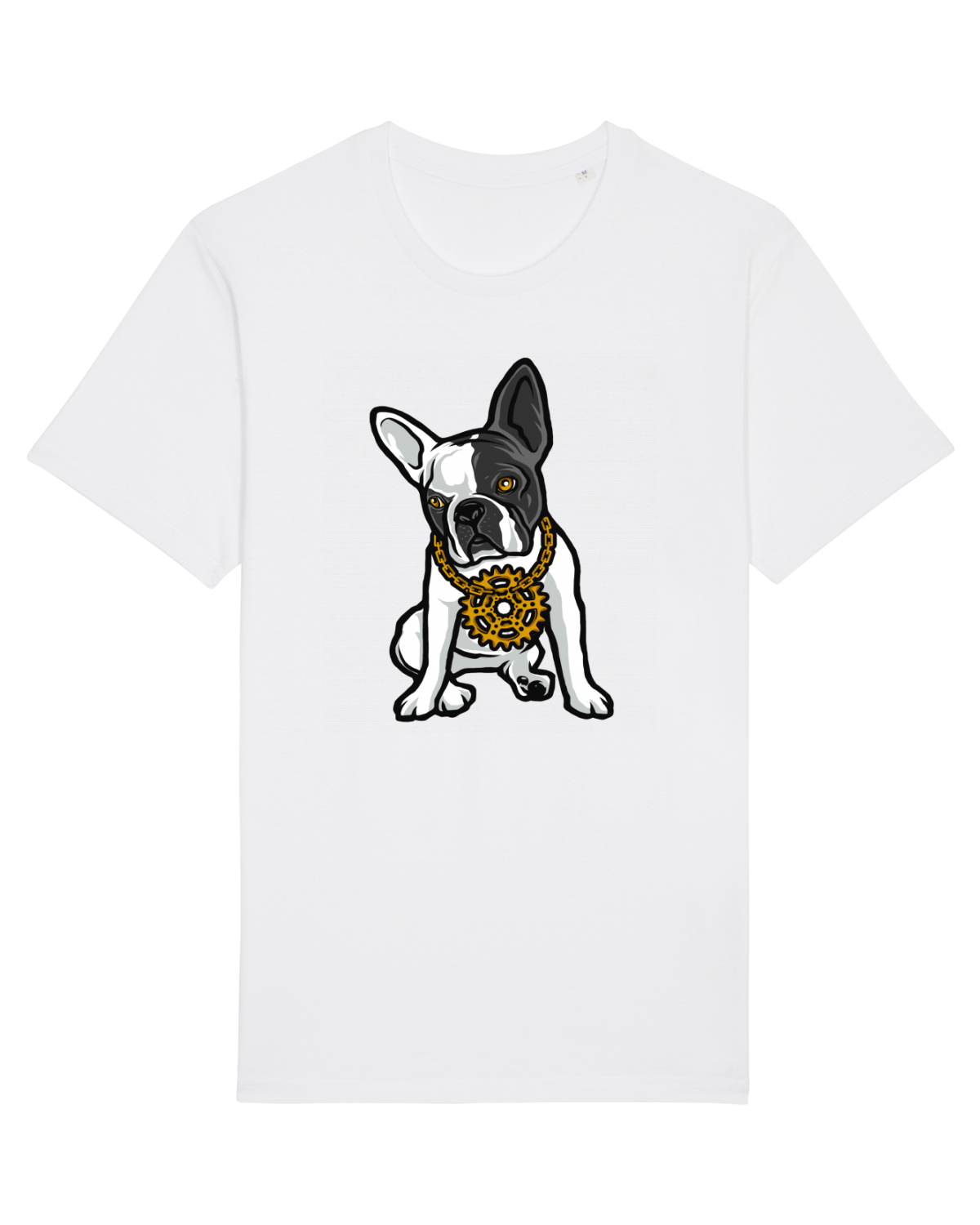 Tricou mânecă scurtă Unisex Rocker White