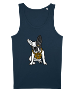 Golden Boston Terrier Maiou Bărbat Runs