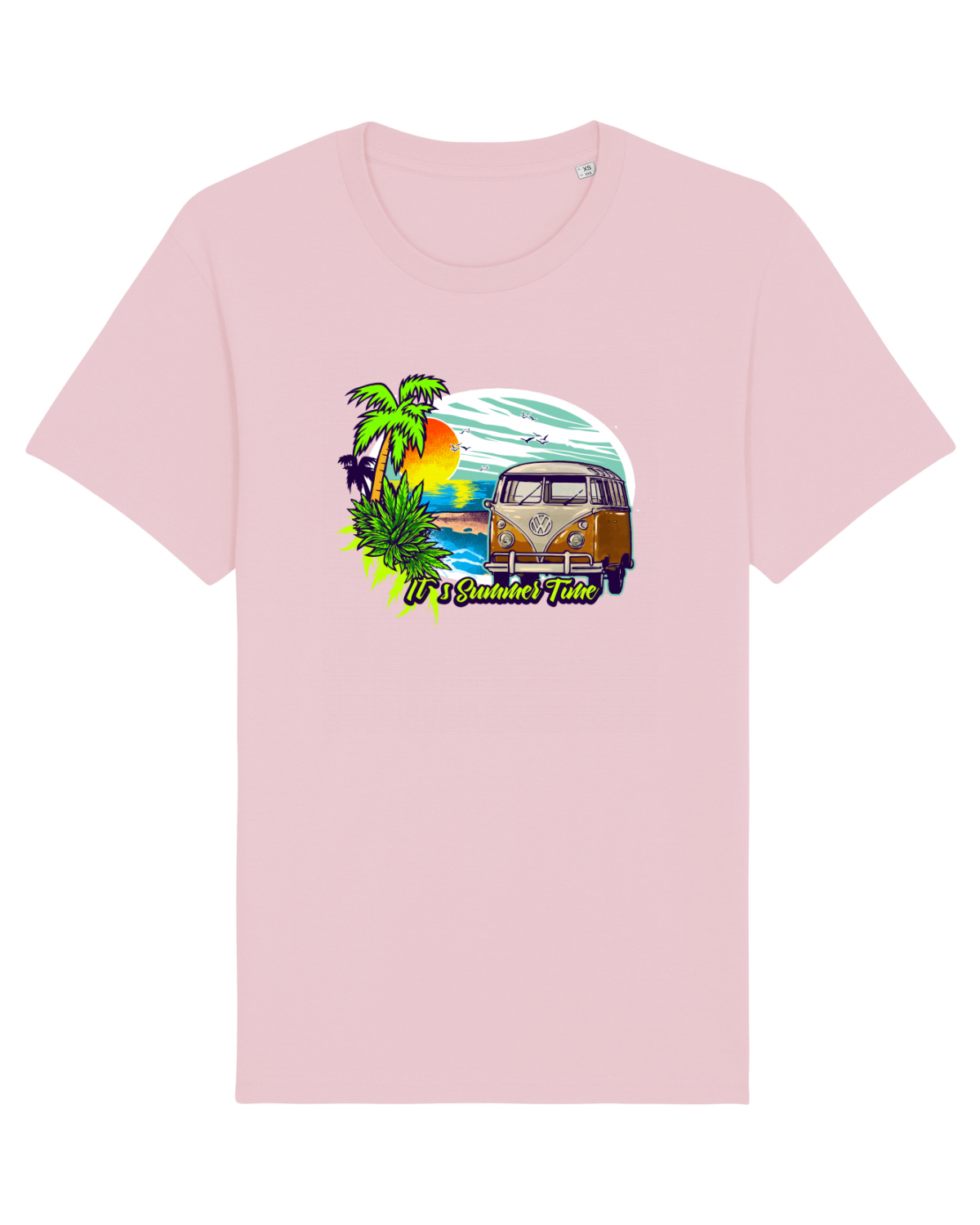 Tricou mânecă scurtă Unisex Rocker Cotton Pink