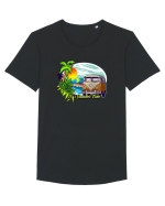 It's Summer Time Tricou mânecă scurtă guler larg Bărbat Skater