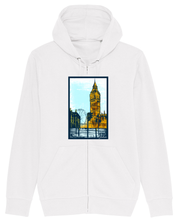 London Big Ben White