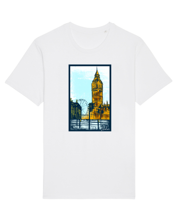 London Big Ben White