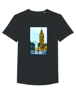 London Big Ben Tricou mânecă scurtă guler larg Bărbat Skater
