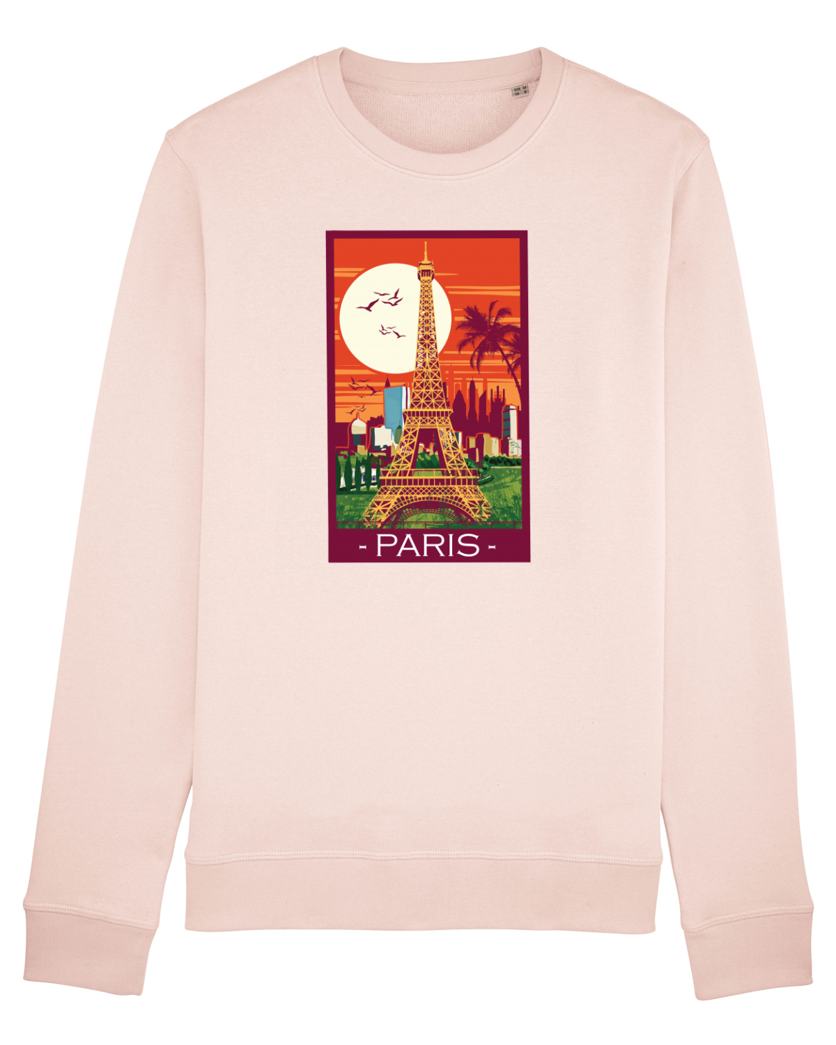 Bluză mânecă lungă Unisex Rise Candy Pink