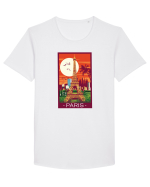 Paris With Love Tricou mânecă scurtă guler larg Bărbat Skater