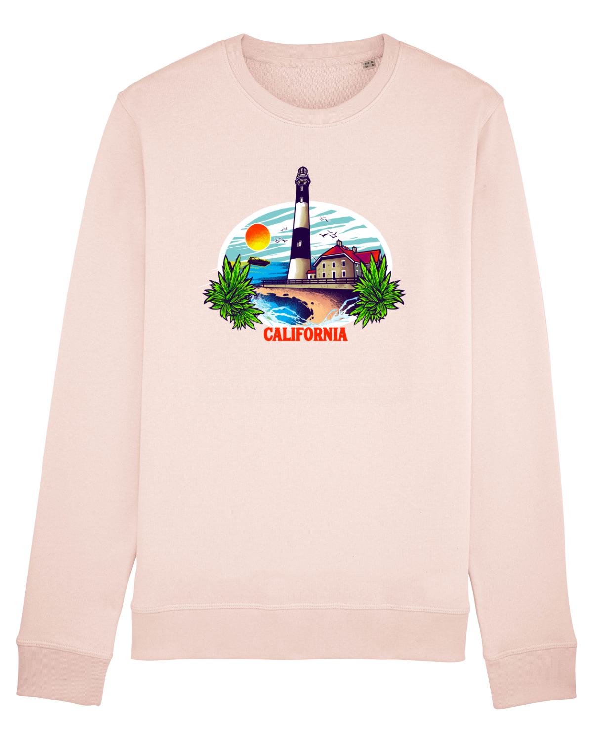 Bluză mânecă lungă Unisex Rise Candy Pink