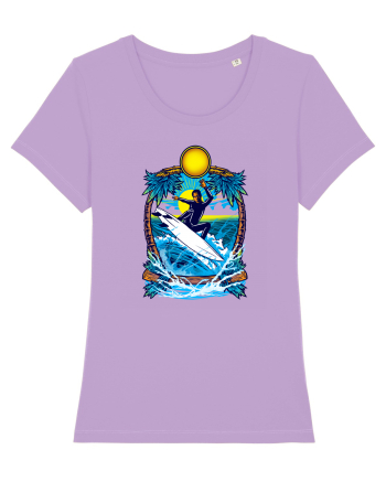 Big Waves Surfing Lavender Dawn