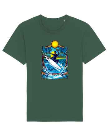 Big Waves Surfing Bottle Green
