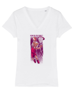 How Do You Dunk Tricou mânecă scurtă guler V Damă Evoker