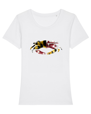 Flag Crab White