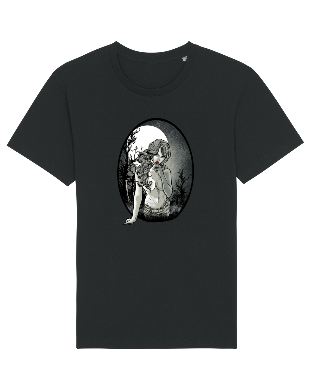 Tricou mânecă scurtă Unisex Rocker Black
