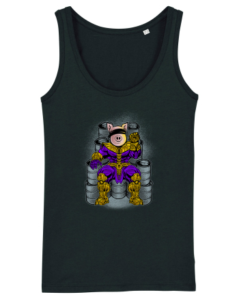 Superhero Pig Black