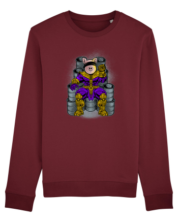 Superhero Pig Burgundy