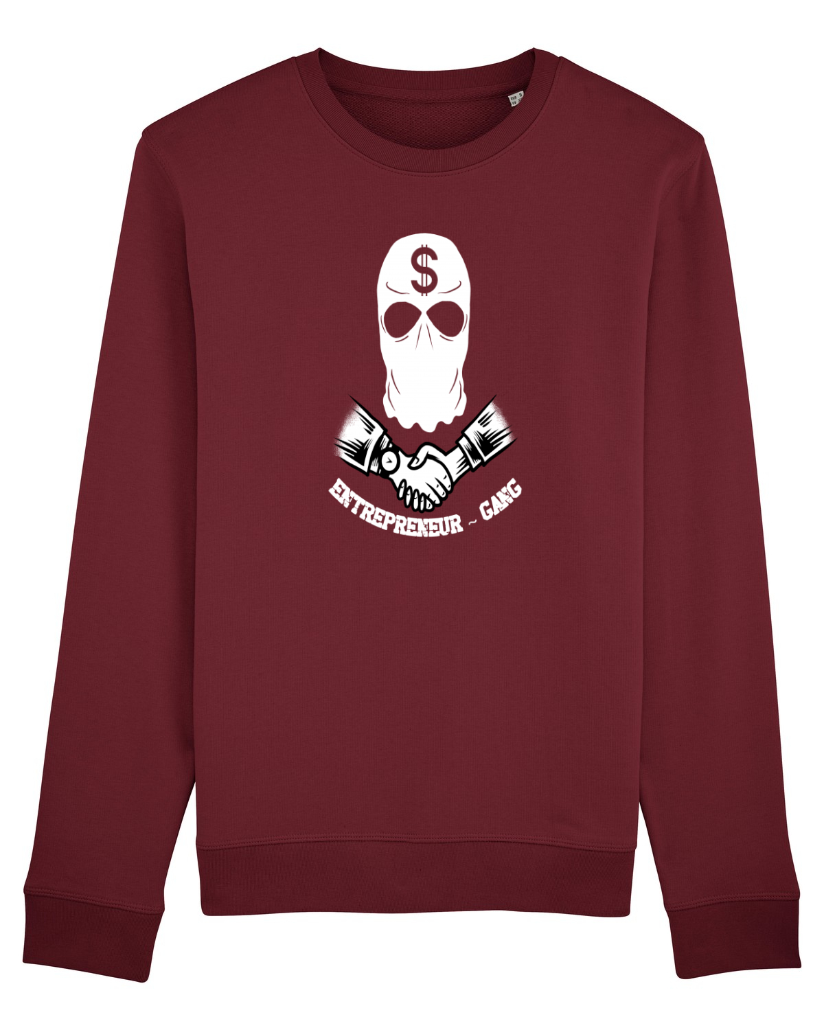 Bluză mânecă lungă Unisex Rise Burgundy