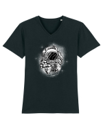 Baby Astronaut Tricou mânecă scurtă guler V Bărbat Presenter