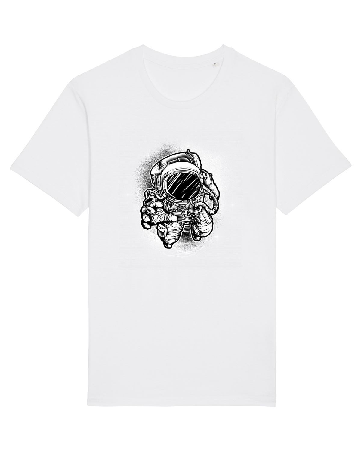 Tricou mânecă scurtă Unisex Rocker White