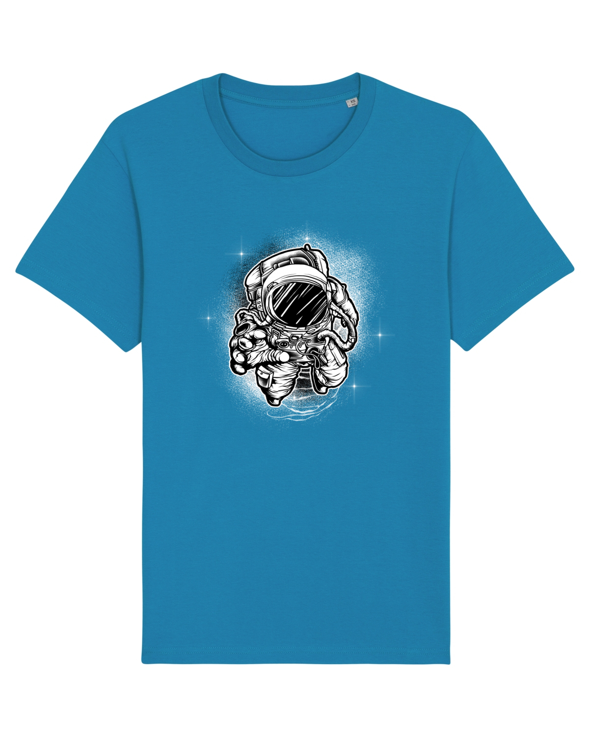 Tricou mânecă scurtă Unisex Rocker Azur