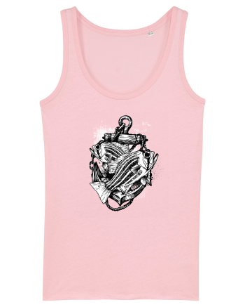 Fishing Time Cotton Pink
