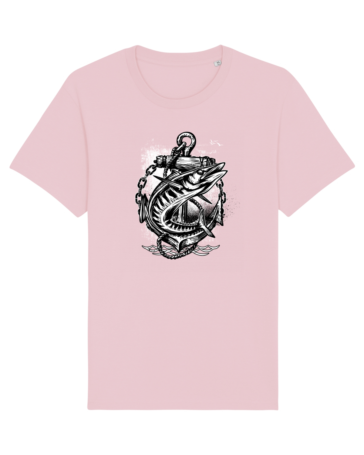 Tricou mânecă scurtă Unisex Rocker Cotton Pink