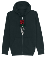 Bones And Roses Hanorac cu fermoar Unisex Connector
