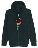 Bones And Roses Hanorac cu fermoar Unisex Connector